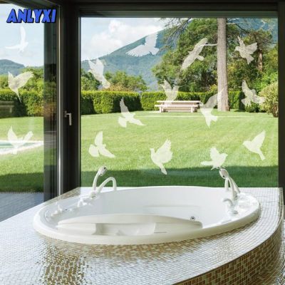 Bird Anti Collision Stickers Patterns Double Side Printed for Home Office Glass Window Door Decoration Wall Sticker Bedroom Tapestries Hangings