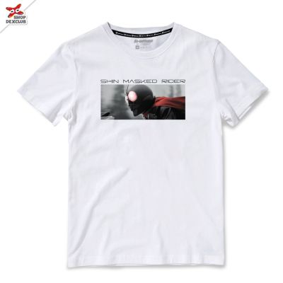 ความร้อน  เสื้อยืดชินมาสค์ไรเดอร์ (DSR-001) Shin Masked Rider มี สีดำS-5XL