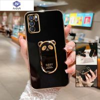 AnDyN Casing Case For OPPO Reno 6Z 5G Reno6Z Reno6 Pro 6 Reno 6 Pro+ 5G Reno6 Pro 5G Case With Panda Folding Bracket Stand Soft TPU Square Phone Case