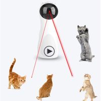 Juguete Interactivo Con Láser LED Para Gatos, Juguete Divertido Con Láser Automático, Giratorio Automático, Ejercicio, Entrenamiento, Entretenimiento, Multiángulo