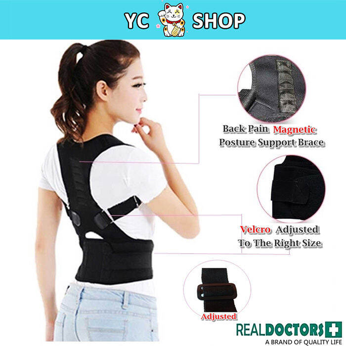 Real Doctors Posture Support Brace Reduce Back Pain Correction