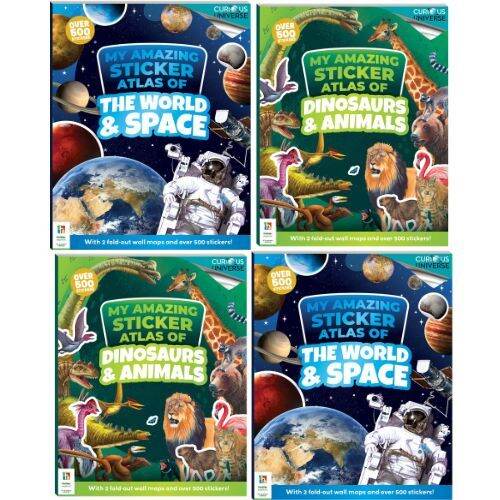 Incredible Sticker Atlas World and Space/Dinosaurs and Animals