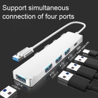 【LZ】∋▼❣  4 portas tipo-c/usb hub usb3.0 2.0 doca de expansão divisor usb otg adaptador hub usb adaptador de alimentação divisor usbc hub para portátil