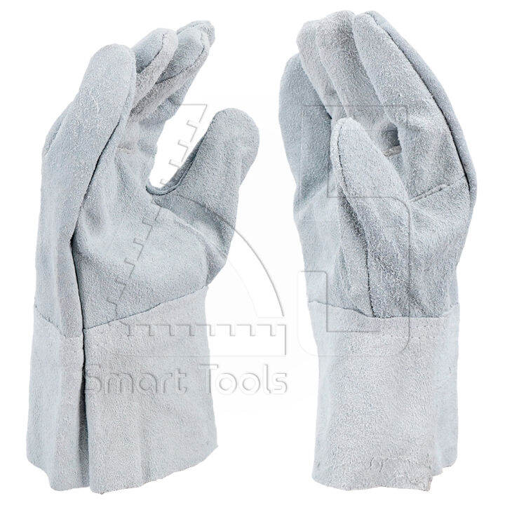 inntech-ถุงมือหนังท้อง-ถุงมือหนังกลับ-1-คู่-ทำจากหนังแท้-ป้องกันสะเก็ตไฟ-ทนความร้อนได้สูง-ชนิดข้อมือยาว-10-นิ้ว