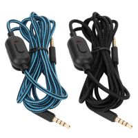 Gaming Headset Cable Woven Earphone Cord with Volume Control &amp; Mute Switch for Logitech G Pro G Pro X G433 G233  Cables