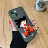 เคสสำหรับ Apple โทรศัพท์ iPhone 15 Plus 15 Pro Max 15 15 Pro อนิเมะดราก้อนบอลลูกชาย Goku กรอบแข็งมีน้ำค้างแข็งโปร่งใสเคสนิ่มใส่โทรศัพท์กันกระแทกเคสป้องกันกล้องคลุมทั้งหมด