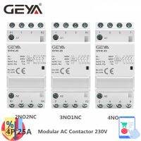 GEYA เครื่อง AC230V ในครัวเรือนระบบอัตโนมัติ4P 25A 4NO 3NO1NC 2NO2NC 50/60Hz 3P 25A