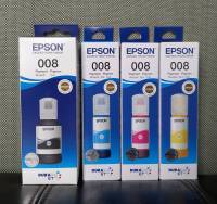 EPSON NO. 008 C13T06G100-400 PIGMENT BK+ CYAN + YELLOW +  MAGENTA (1เชทช4สี)( FOR L15150, L15160, L6460, L6490 )แท้ศูนย์ EPSON