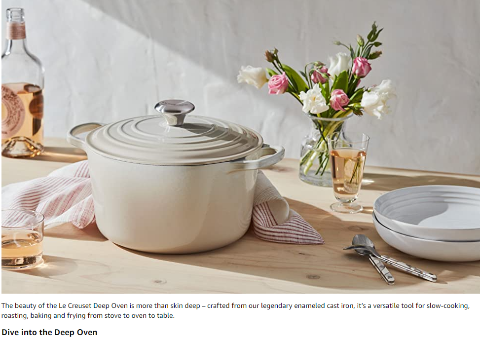Le Creuset กระทะเหล็กหล่อเคลือบลายซิกเนเจอร์กระทะ หม้อสต็อก 24 ซม. หม้อกลม กระทะ หม้อ Teflon