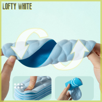 Lofty แผ่นรองโฟมจำรูปนวดพื้นรองเท้าสำหรับรองเท้าพื้นรองเท้าระบายอากาศสีขาวพื้นรองเท้าสำหรับวิ่งกีฬาสำหรับเท้าที่รองส้นเท้าแผ่นรองฝ่าเท้าผู้ชายผู้หญิง