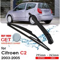 BROSHOO Car Rear Wiper Blades Back Windscreen Wiper Arm For Citroen C2 Hatchback (2003-2005) 295mmWindshield Auto Styling