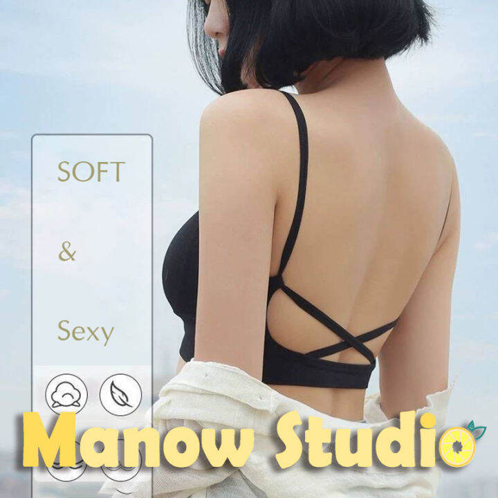 manow-studio-1236-บราสายเดี่ยว-เสื้อกล้าม-สายเดี่ยว-บราสายเดี่ยวแบบสวม