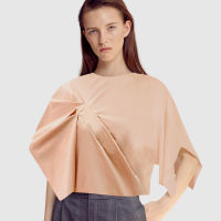 ARCHIVE026 BLOUSE PEACH เสื้อครอป สีพีช