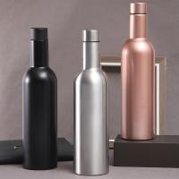 ◊  New foreign trade double-layer 304 stainless steel thermal insulation red wine bottle outdoor sports kettle European and ice cup