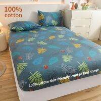 【hot】！ Cotton Adjustable Fitted Sheet 160x200Bed With Elastic Bands 140x190Multiple Sizes