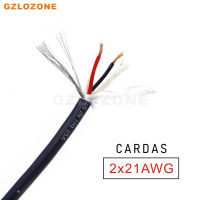 50เซนติเมตรความยาว CARDAS 2-Core 21 AWG OFC ทองแดงบริสุทธิ์เครื่องขยายเสียงสายสัญญาณเครื่องลวดภายใน