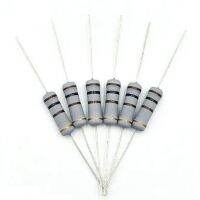 50pcs 5 Watts 5W Metal Oxide Film Resistor 1.2 1.5 1.8 2 2.2 2.4 2.7 3 3.3 3.6 3.9 4.3 4.7 5.1 5.6 6.2 6.8 7.5 8.2 9.1 R K Ohm