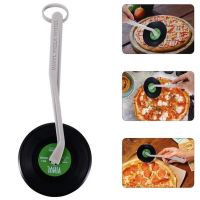 Home Professional Spin Fresh Slice Pizza Cutter Vinyl Record Design Pizza Wheel Cutter Kitchen Bakeware Accessories Pizza Tool