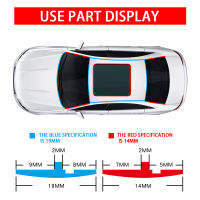 รถกระจกยางขอบแถบปิดผนึกอัตโนมัติหน้าต่างเคลือบหลุมร่องฟันป้องกันแถบซีลหลังคาเสียงฉนวนกันความร้อนสติ๊กเกอร์จัดแต่งทรงผม