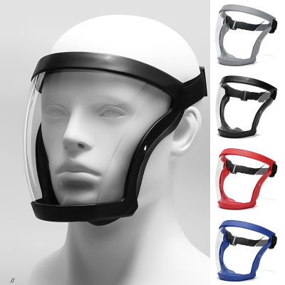 หน้ากากface shieldแบบรัดหัว กันฝุ่นบังหน้า หน้ากากป้องกันไวรัส แบบไม่ขึ้นฝ้า ใส่ปั่นจักรยานเฟสชิว ป้องกันแสงแดด