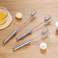 ✣ Household Semi-automatic Rotating Egg Beater Stainless Steel Manual Egg Beater Cream Whisk Hand-held Mixer Kitchen Baking Tools