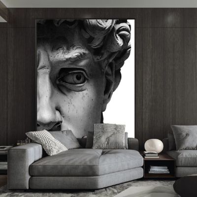 Modern Art David ประติมากรรมภาพวาดพิมพ์โปสเตอร์-ภาพ HD พิมพ์บนผ้าใบ-Room Home Aesthetics Decor Wall Art - Top Home Decor - Cuadros