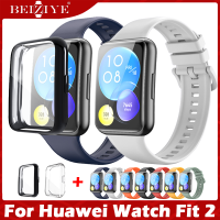 Screen Protection สาย ซิลิโคน For Huawei Watch Fit 2 นาฬิกาอัจฉริยะ เคสกันรอยหน้าปัดนาฬิกา Soft Ultra-Thin Tpu Clear Protector Cover Shell Plating Bumper Cases For Huawei Watch Fit2 สายนาฬิกา เคสกันรอยหน้าปัดนาฬิกา