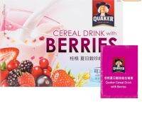 Quaker Cereal Drink with Berries 30 g X 36 Pack  เควกเกอร์ ซัมเมอร์ วัลเล่ย์ เบอร์รี่ มิกซ์ 30 กรัม x 36 ซอง เควกเกอร์ ซีเรียลเครื่องดื่มผสมเบอร์รี่ 30 กรัม x 36 แพ็ค