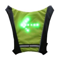 LED Wireless Safety Turn Signal Light Vest for Bicycle Riding Night Warning Guiding Light Bicycle Reflective Warning Vests