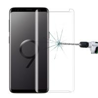 สำหรับ Galaxy S9 + 9H พื้นผิวแข็ง3D ขอบโค้งป้องกันรอยขีดข่วนไม่เต็มหน้าจอกระจกนิรภัยปกป้องหน้าจอ (โปร่งใส) (Pro RepairParts)