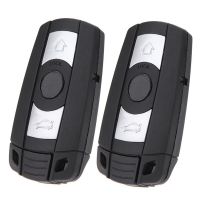 2X Replacement 3 Button Smart Remote Keyless Key Shell Fob Case for 1 3 5 6 7 E90 E93 E92 M3 M5 X3 X5