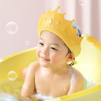 Adjustable Baby Shower Cap Waterproof Ear Protection Shampoo Cap Kids Shower Head Cover Baby Care Hat