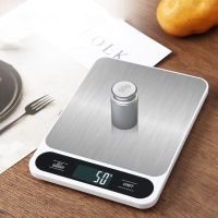 5kg 10kg Electronic Kitchen Scale LCD Measuring Tool Stainless Steel Digital Weighing Scale Food Diet Balance Scales Luggage Scales