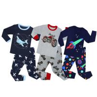 Long Sleeve Cotton Animal Cartoon Boys Kids Baby Children Pajamas Sets Girl Pajamas Children 2 3 4 5 6 7 8 Years