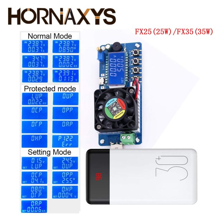 เครื่องทดสอบโหลดอิเล็กทรอนิกส์-led-ดิจิตอล-usb-โวลต์มิเตอร์ปรับได้สมรรถนะเครื่องแอมป์มิเตอร์แหล่งจ่ายไฟ4a-5a-25w-35w