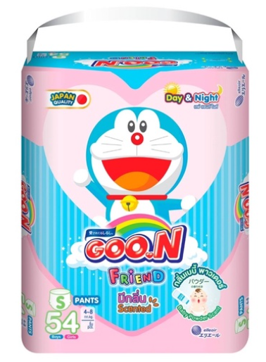 goon-friend-กูนน์เฟรนด์-ผ้าอ้อมเด็กสำเร็จรูป-รุ่น-เดย์-amp-ไนท์-กลิ่นเบบี้-พาวเดอร์-size-jumbo-แพ็ค-1-ห่อ