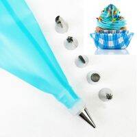 【hot】 Decorating Supplies 8pcs Set 6 Nozzles Tpu Icing Piping Pastry Gadgets