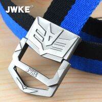 Canvas belt male tide 2-ring han edition belt buckle personality male tide joker student young cowboy belts