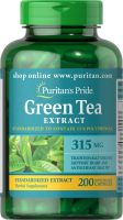 [Spot] New Product [Puritans Pride] Standard Concentration Green Tea Essence 315mgx200 Capsules ?RR