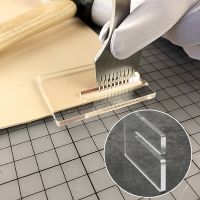 Creative Leather Punch Extractor Acrylic Ruler For Pulling Out Leather Punch Leather Making Tool Thickness 4mm Tools For Leather