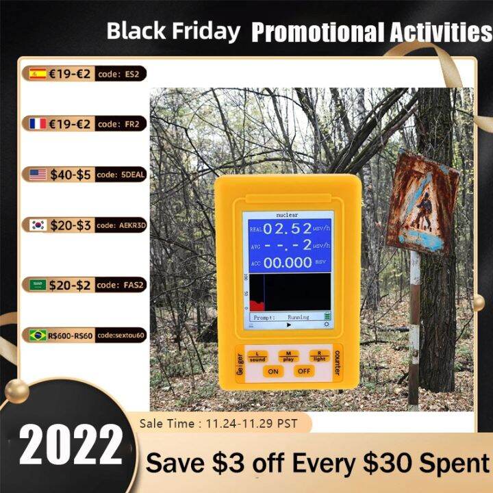 BR-9C 2-in-1 Handheld Digital Display Electromagnetic Radiation Nuclear ...
