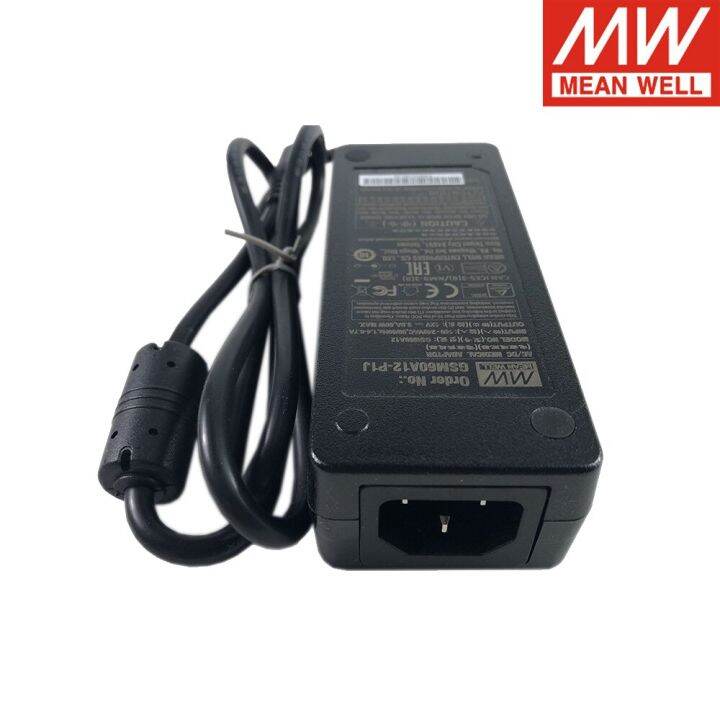 หมายถึง-gsm60a12-p1j-ac-ถึง-dc-24v-2-5a-60w-อะแดปเตอร์สีเขียวที่เชื่อถือได้สวิตช์จ่ายไฟสลับ