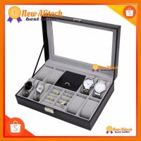 HOT!!ลดราคา New Alitech**พร้อมส่ง** C06 กล่องนาฬิกาเครื่องประดับ รุ่นกระจก PU Leather Home Display Watch Box ##ที่ชาร์จ แท็บเล็ต ไร้สาย เสียง หูฟัง เคส Airpodss ลำโพง Wireless Bluetooth โทรศัพท์ USB ปลั๊ก เมาท์ HDMI สายคอมพิวเตอร์