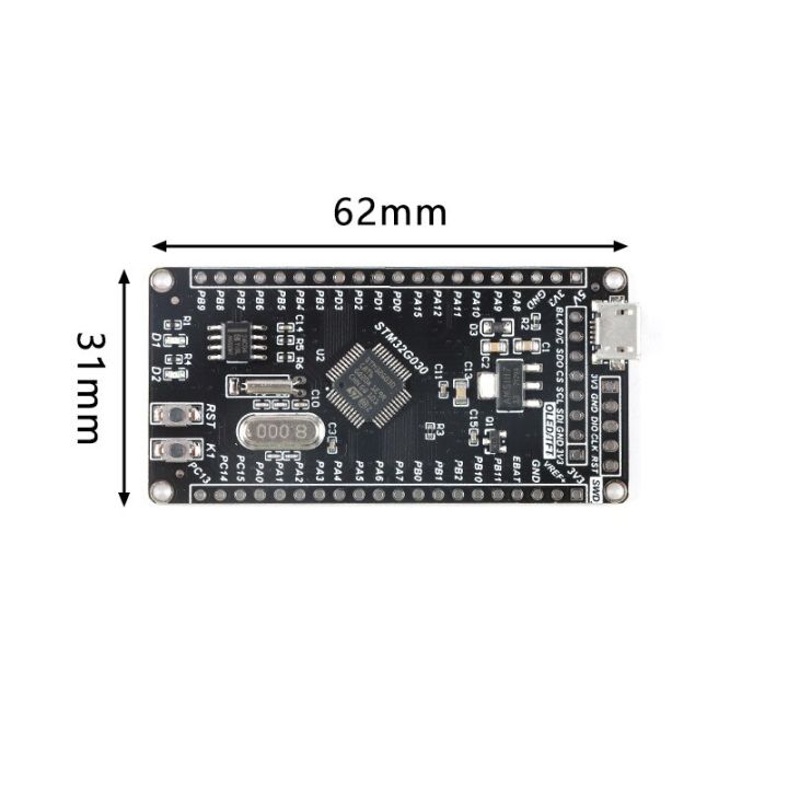 stm32g030c8t6-development-board-system-board-microcontroller-core-board