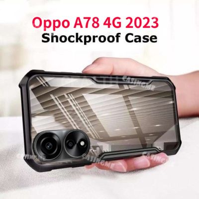 A78 Oppo 4G 2023เคสใสสำหรับ A78 OPPO 4G A 78 OppoA78 78A 2023 4G 5G 2023กันกระแทกเคสคริสตัลเคสป้องกันฝาหลังเพรียวบาง
