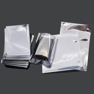 100Pcs Anti Static Shielding Packaging Bags ESD Anti-Static Packing Bag Open Top Antistatic Storage Bag For Electronic Pouches