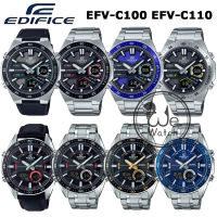 CASIO Edifice รุ่น EFV-C100 EFV-C110 นาฬิกาผู้ชาย แบตเตอรี่ 10 ปี 2 ระบบเข็มและดิจิตอล ประกัน CMG 1 ปี EVF EVFC100