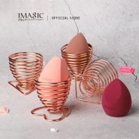 IMAGIC Hot Beauty แต่งหน้าฟองน้ำ Gourd Powder Puff Rack ไข่แป้งพัฟ Bracket กล่องเครื่องเป่า Organizer ความงามชั้นวางเครื่องมือ