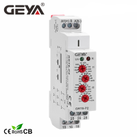 จัดส่งฟรี Geya GRT8-P ชีพจรเวลาเอาท์พุทล่าช้ารีเลย์16A ac DC12V-240V 0.1วินาที-100วัน Dela รีเลย์ชีพจร