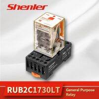 ♗♣ Shenler RUB2C1524LT Gneneral przekaźnik uniwersalny 2 polak 10A 24VAC LED przycisk testowy